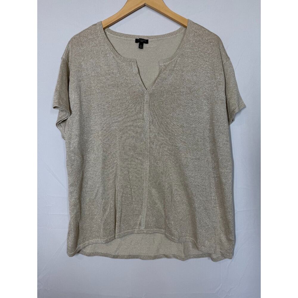 Talbots Beige V-Neck Sweater